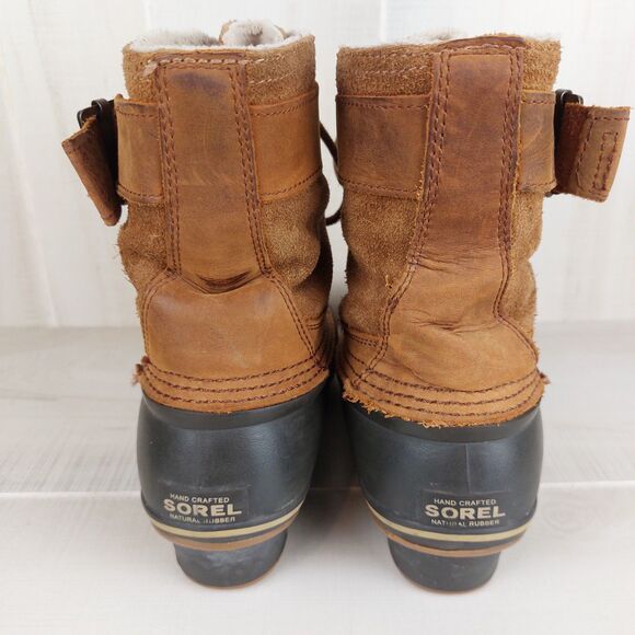 Sorel Fancy Lace II Womens Size 8 Waterproof Winter Lined Duck Boots NL2125-286 - Picture 6 of 8